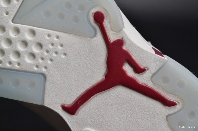Kick Theory Maroon Jordan 6 Retro Air 384664-116 white 0806